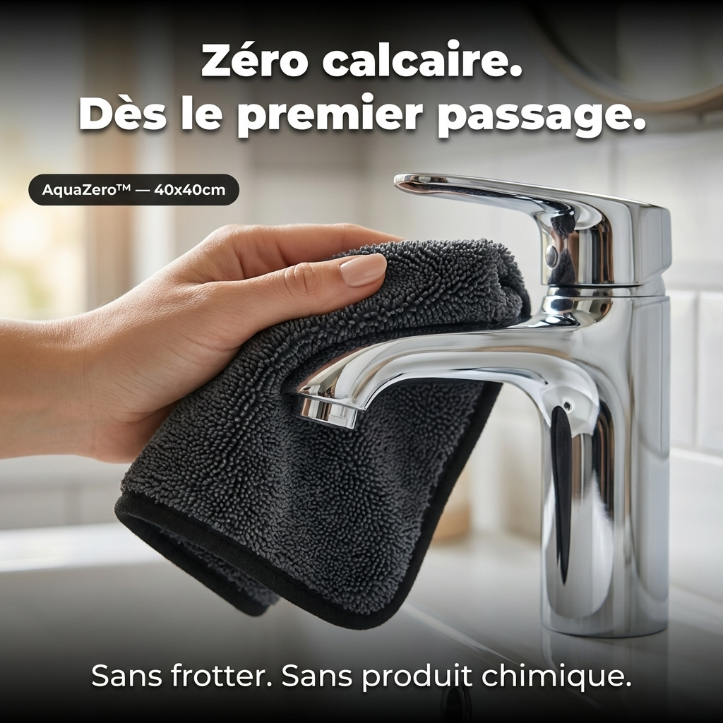 AquaZero™ Zéro trace. Dès le premier passage.