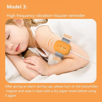 J15U Bedwetting Alarm System for Kid Children Bedweeting Wristband with Adjustable Vibration Sound for Bedwetters
