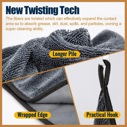 AquaZero™ — Serviette Microfibre Anti-Traces