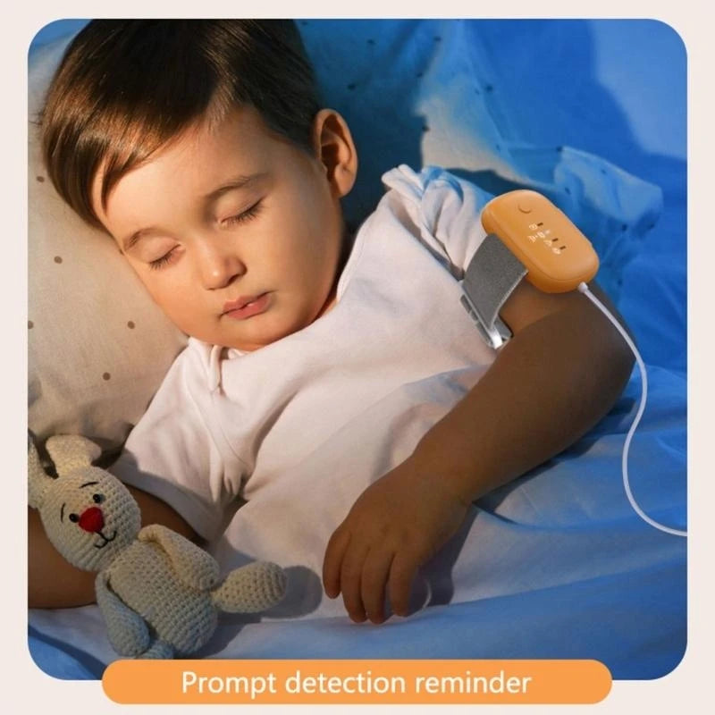J15U Bedwetting Alarm System for Kid Children Bedweeting Wristband with Adjustable Vibration Sound for Bedwetters