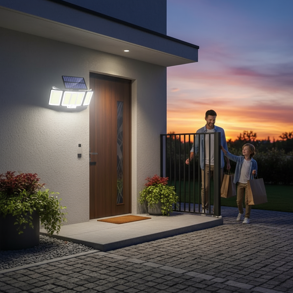 SENTINEL™ - Lampe Solaire de Sécurité 348 LED