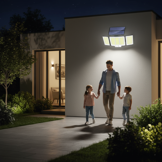 SENTINEL™ - Lampe Solaire de Sécurité 348 LED
